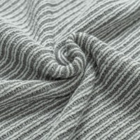 AiNear Vente en gros de logo personnalisé OEM & Odm T-shirt décontracté à manches courtes col polo à rayures jacquard en coton tricoté pour hommes