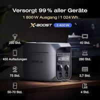 Dari Stock ECO FLOW DELTA 3 Plus (EU) 1800W / 3600W Stasiun Daya Portabel untuk Berkemah di Luar Ruangan, 220V EU, US, GB dan UK Plugs