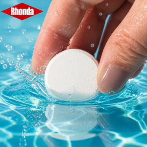 Comprimés effervescents professionnels SDIC anti-mousse 3,3g à dissolution rapide pour le traitement de l'eau des piscines, produits chimiques Henan - Product Image 5