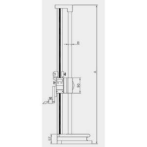 Medidor de altura digital de doble columna IP54 - Product Image 2
