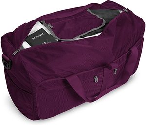Convertible Lightweight Foldable Weekender Overnight <strong>Luggage</strong> <strong>Holdall</strong> Carry on Travel Sports Shoe Compartment Gym Duffel Tote Bag - Product Image 3