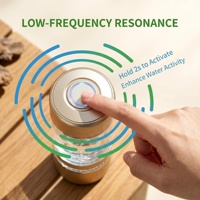 Distributeur d'eau électrique rechargeable en acier inoxydable, ioniseur pur à haute concentration (2001-5000 ppb) pour la maison et la voiture
