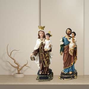 Estatua <span class=keywords><strong>de</strong></span> Resina Personalizada <span class=keywords><strong>del</strong></span> <span class=keywords><strong>Sagrado</strong></span> Corazón <span class=keywords><strong>de</strong></span> Jesús, Regalos y Artesanías Religiosas Cristianas, Decoración <span class=keywords><strong>del</strong></span> Hogar, Artículos Religiosos Católicos - Product Image 2