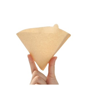 V-Shaped Coffee Filter Paper 14 Servings Disposable For Drip Coffee Making V60 Cone Machine Solid Color - Product Image 5