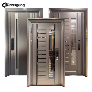 Puerta <span class=keywords><strong>de</strong></span> Seguridad Inteligente <span class=keywords><strong>de</strong></span> Acero <span class=keywords><strong>Inoxidable</strong></span> con Integración Biométrica para Residencias <span class=keywords><strong>de</strong></span> Alta Gama - Product Image 1