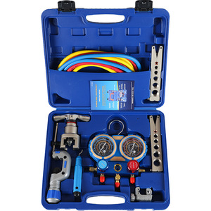 Dongxiao Ct-8a Refrigerant Charging <b>Tool</b> Set With Gauge Kit Pipe Expander <b>Flaring</b> <b>Tool</b> For Auto Repair - Product Image 1