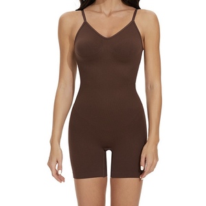 Combinaison Sculptante une Pièce pour Femme Style Débardeur avec Effet Ventre Plat et Remonte-Fesses en Soie - Product Image 1