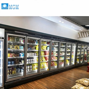 Refrigerador Comercial de Cuatro Puertas para Supermercado -22 ℃ ~-18 ℃   Exhibidor Refrigerador de Temperatura Única para Exhibición de Alimentos Congelados - Product Image 2