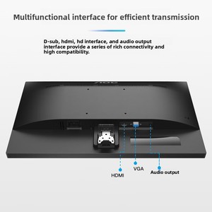 Écran d'ordinateur Aoc 27e2h 23,8 pouces Full HD 75 Hz à faible lumière bleue pour le bureau, l'apprentissage et le travail, montable au mur, noir - Product Image 6