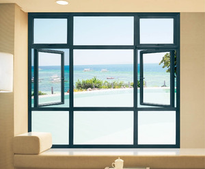 Ventana de toldo de aluminio con Panel de vidrio grande, ventana de rotura térmica para ventana abatible de casa - Product Image 1