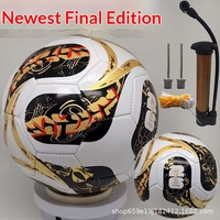 Ballons de football en gros, tailles 3-5, pour enfants, adultes, étudiants, collégiens - Coutures mécaniques, options PVC/PU noir et blanc
