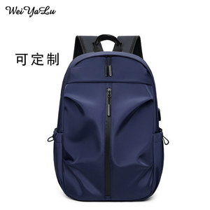 Men's <b>Backpack</b> <b>Large</b> Capacity Lightweight Durable Laptop Compartment Casual Travel School Bag Blue - Product Image 5