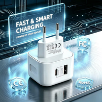 Chargeur de téléphone rapide PD 20W QC3.0, chargeur mural double port, prise UK EU US, type C USB, adaptateur de charge rapide
