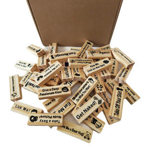 Cartes de rendez-vous pour couples multilingues très vendues - Jeu de poker flirtant pour la chambre à coucher, jeu érotique de préliminaires, dés en bois pour le sexe, vente en gros - Product Image 5