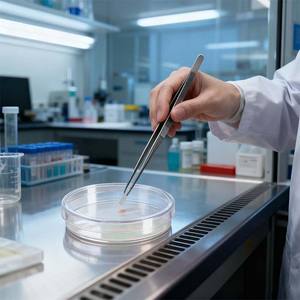 Il produttore fornisce direttamente piastre di coltura batterica di cellule <span class=keywords><strong>Petri</strong></span> sterili in plastica monouso da 55mm per biologia - Product Image 3