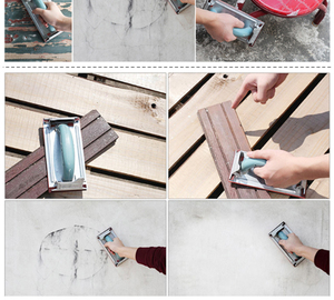 Tường khô công cụ 90 độ bên trong góc chà nhám công cụ tường hoàn thiện chà nhám giữ giấy Sander tự dính giấy nhám khối - Product Image 6