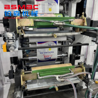 Machine d'impression flexographique haute vitesse 6 couleurs pour rouleaux de PP/PE/BOPP/Film, imprimante recto-verso