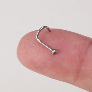 Anillo de Nariz de <span class=keywords><strong>Titanio</strong></span> G23 de Grado Implante Personalizado al por Mayor, Piercing de Nariz, Piercing Corporal - Product Image 2