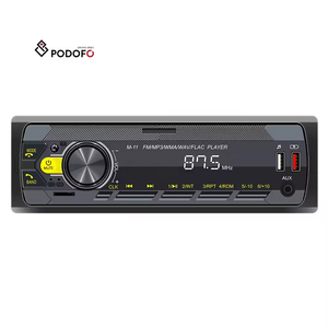 Autoradio traditionnel Podofo Lecteur MP3 FM Bluetooth SD USB MMC WMA Récepteur audio - Product Image 1