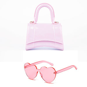 Conjunto de Mini bolsos y gafas de sol para mujer, Cartera de mano, <span class=keywords><strong>bolso</strong></span> de hombro, a la última moda - Product Image 2