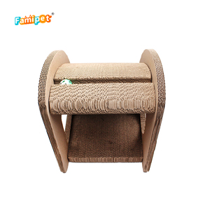 Famipet Custom Nieuwe Ontwerp Golfkarton <span class=keywords><strong>Cat</strong></span> Scratcher Lounge Huis - Product Image 5