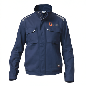 Chaqueta de Trabajo Ttake Regular 3XL Azul Marino con Bolsillos de Alta Visibilidad - Product Image 2