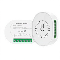 Module de commande intelligent Tuya pour ventilateur de plafond WiFi, contrôle à distance via application, commande vocale, réglage de la vitesse, interrupteur, utilisation intérieure