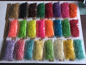 Số lượng lớn Hot người bán Crinkle cắt giấy shred rẻ hơn màu sắc tươi sáng môi trường thân thiện với Raffia - Product Image 3