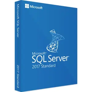 Perangkat lunak Microsoft SQL Server resmi Microsoft SQL 2017 standar 24-Core lisensi pengguna tidak terbatas