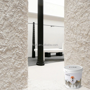 Pintura Acrílica Anti-Humedad para Paredes Exteriores, Resistente al Agua y a los Rayos UV, con Textura de Piedra, Revestimiento de Partículas Ecológico - Product Image 1