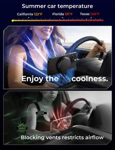 LISEN 2026 Soporte Magnético para Coche con Cargador Inalámbrico Qi2.2 Mejorado, 25W, Soporte para Teléfono con Ventilación para iPhone 17 16 15 Pro Max - Product Image 5