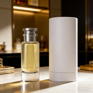 Flacone da Profumo Vuoto di Lusso in Vetro Trasparente Ricaricabile con Logo Personalizzato da 30ml 50ml 100ml Bottiglia Rotonda per Parfum dalla Cina con Confezione - Product Image 2