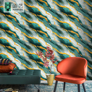 קצף קליפות ומקל נייר קיר תפאורה 3D טפט הבית קישוט קיר סלון 3d לקירות חדר שינה - Product Image 4