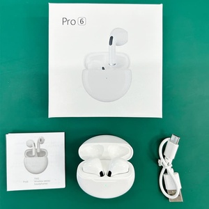 หูฟังไร้สาย JL Chip TWS รุ่น Pro4 Pro5 Pro6 เสียงสเตอริโอ แบตเตอรี่ใช้งานได้นาน สีขาว ชุดเต็ม ขายส่ง คุณภาพสูง ขายปลีก ควบคุมด้วยระบบสัมผัส - Product Image 2