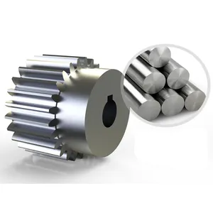 China HXMT Metal Steel Spur Gear Pinions And Double Spur Gear Machining Parts Spur Gear