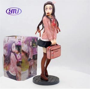 YMJ 2 Styles Demoned Slayer Anime <span class=keywords><strong>Kochou</strong></span> <span class=keywords><strong>Shinobu</strong></span> Uniforme Nezuko Kamado PVC Action Figure Kimetsu No Yaiba <span class=keywords><strong>Figurine</strong></span> Modèle Poupée T - Product Image 3