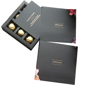 Personalizado lujo vacía bolas de chocolate Cajas de Regalo embalaje con divisor venta al por mayor - Product Image 3