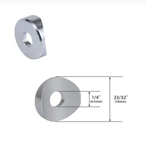 LEITE gebogene Unter leg scheibe für Deck kabel geländer Runde gebogene Oberfläche Holz-/Metall-/Aluminium pfosten