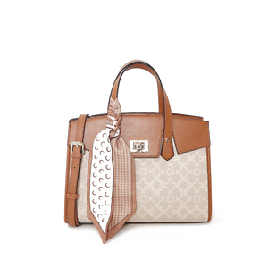 Sac Fourre-Tout Grand Luxe ODM OEM à Doublure Polyester pour Femmes, Sac à Main en Cuir PVC pour Femmes 2025 Imprimé Personnalisé avec Deux Poignées et Fermeture - Product Image 2