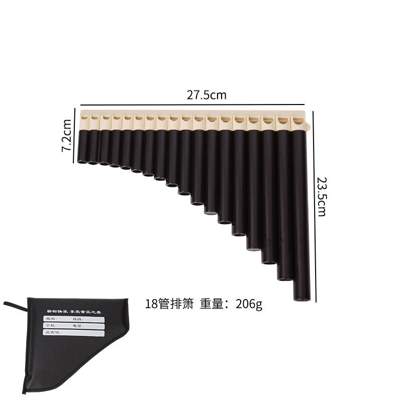 18 tubes de deux couleurs