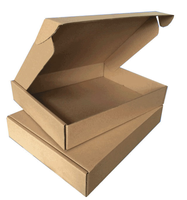 Boîtes d'expédition en carton ondulé Kraft personnalisables, doublées d'éponge biodégradable, fermeture magnétique, pelliculage mat, emballage plat, recyclables