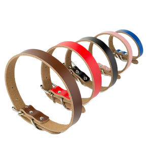 <span class=keywords><strong>Collar</strong></span> de perro de cuero de vaca pequeño y mediano <span class=keywords><strong>Collar</strong></span> de perro de toro elegante con ajuste cómodo - Product Image 6