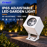 Projecteur LED d'extérieur SMD multi-angle IP65 étanche pour pelouse, jardin, allée, villa, cour