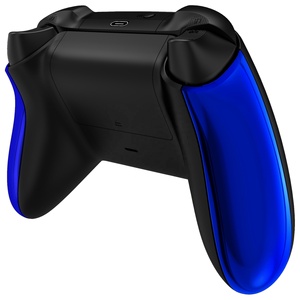 EXtremeRate Chroming Blue Custom Back Panels Handles Cover Shell Replacement Side Rails Grip for Xbox Series X S Controller - Product Image 3