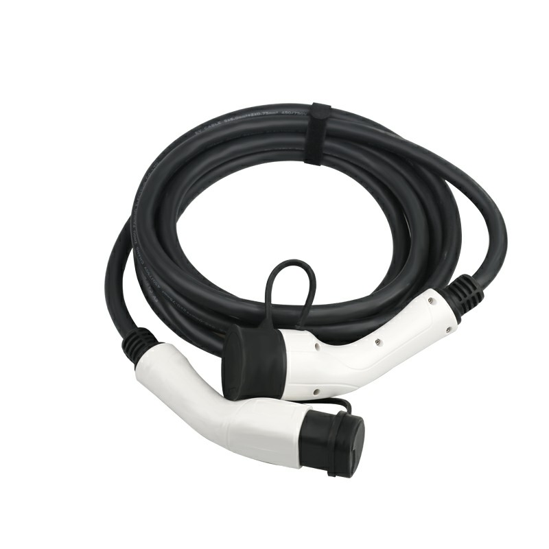 Кабель для зарядки электромобилей Ev 32a 22kw 3-фазный режим 3 62196-2 Тип 2 с разъемом Tuv Certification