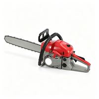Tronçonneuse à essence haute puissance 5258 avec moteur 52cc et guide-chaîne de 20 pouces - Outil compact portatif pour la coupe d'arbres