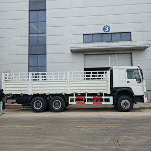 Camión de Carga Howo Nuevo, 6x4, 6x6, 8x4, 12 Ruedas, 30 Toneladas, 40 Toneladas, Diésel, 371hp, 400hp, Camión de Carga <span class=keywords><strong>con</strong></span> Barandas - Product Image 3