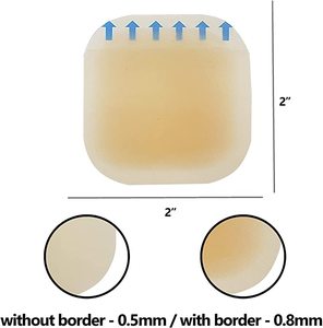 Bantalan pembalut luka hidrokoloid ultratipis, sangat menyerap, tahan air & nyaman |, Koyo Gel luka untuk penyembuhan cepat - Product Image 5