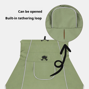 Manteau imperméable et coupe-vent pour chien, veste d'extérieur, poncho réfléchissant en toile lavable pour chiens de taille moyenne à grande, léger et polyvalent - Product Image 5