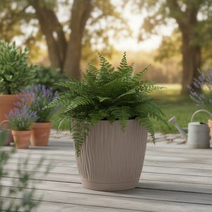SANDY P 2.3L. Vaso da fiori, dimensioni (mm) 168x168x157, colore Mocca - Product Image 3